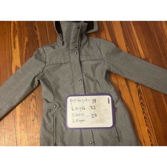 Johnston and Murphy Gray Womens Jacket Small Hoodie in good condition. - Picture 5 of 7